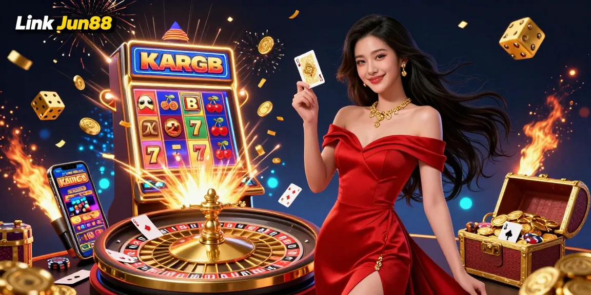 Win big with Link Jun88 at a vibrant casino featuring stunning jackpots and games.