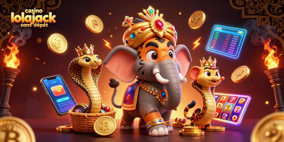 Experience the excitement at casino lolajack sans dépôt with thrilling slots and crypto elements.