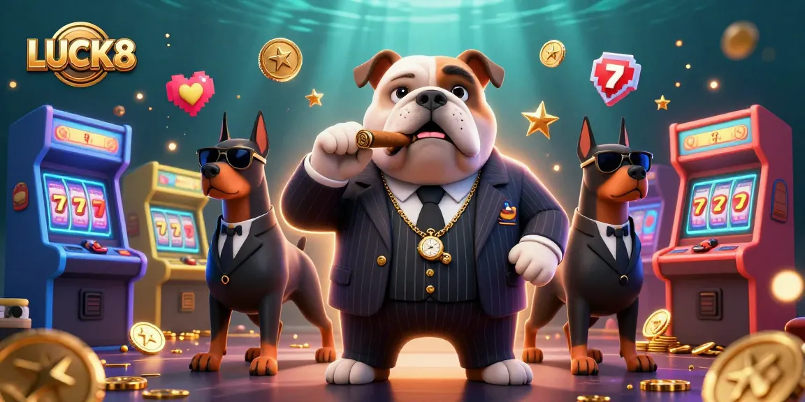 LUCK8 mang đến trải nghiệm đánh bạc thú vị với vị đầu bò mafia và những chú doberman bảo vệ bên cạnh.