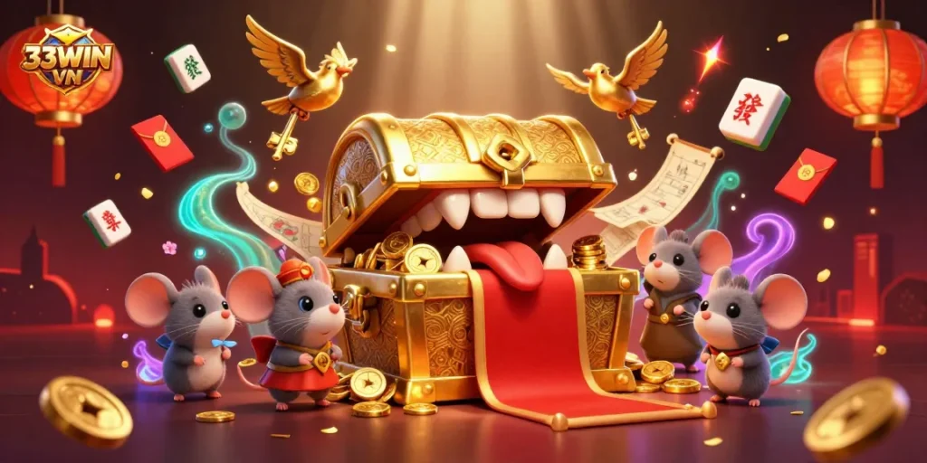 Experience thrilling adventures with 33WIN VN as treasure chest lures players with riches.